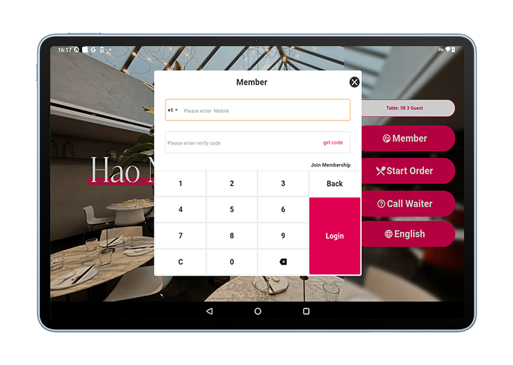 AI iPad Ordering